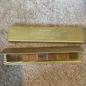 Sigma Beauty Ambiance Mini Palette with Gold and Brown Shades